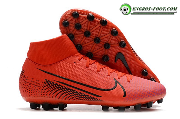 Nike Chaussures de Foot Superfly 7 Academy CR7 AG Rouge