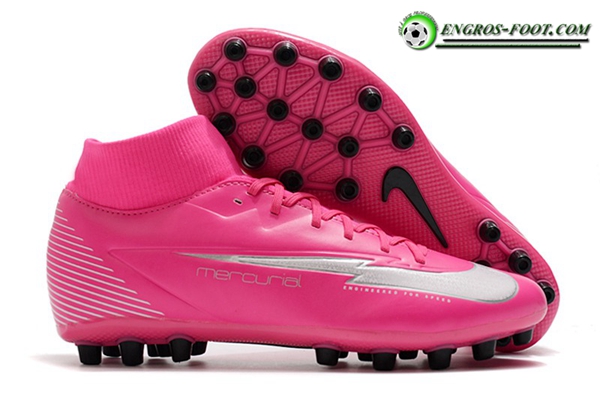 Nike Chaussures de Foot Superfly 7 Academy CR7 AG Rose