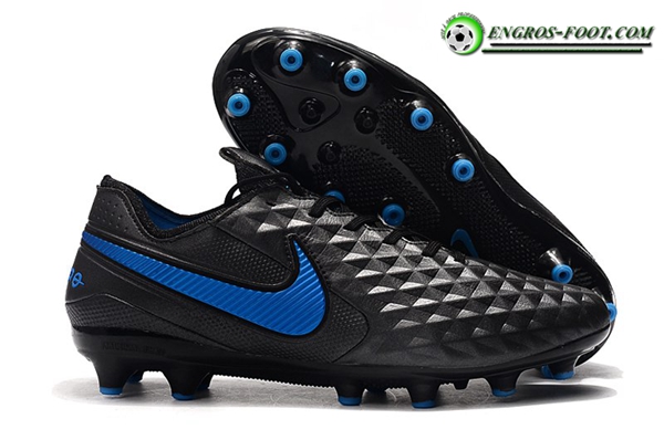 Nike Chaussures de Foot Tiempo Legend 8 Elite AG Noir