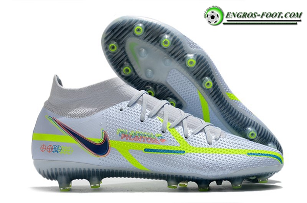 Nike Chaussures de Foot Phantom GT Elite Dynamic Fit AG-PRO Blanc