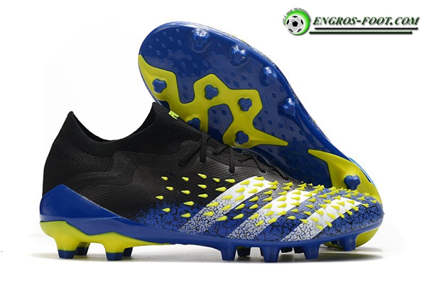 Adidas Chaussures de Foot Predator Freak .1 Low FG Bleu/Noir