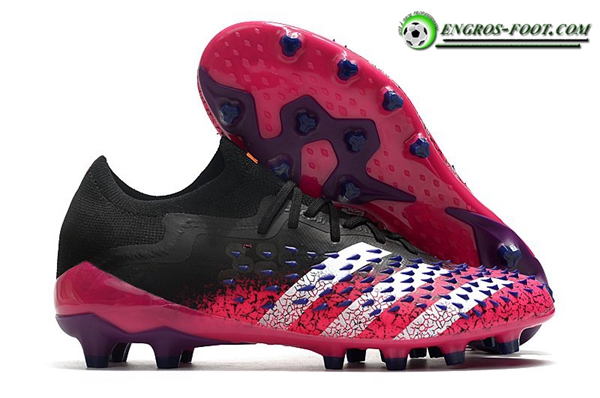 Adidas Chaussures de Foot Predator Freak .1 Low FG Noir/Rose