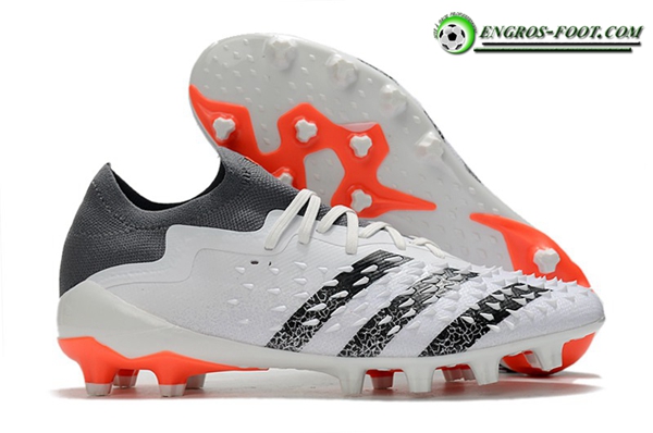 Adidas Chaussures de Foot Predator Freak .1 Low FG Blanc