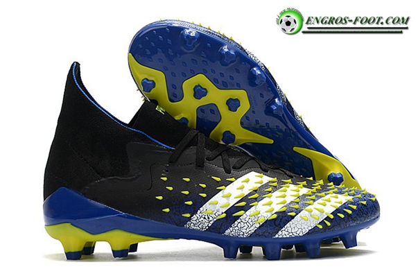 Adidas Chaussures de Foot Predator Freak.1 AG Bleu/Noir