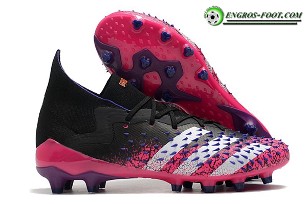 Adidas Chaussures de Foot Predator Freak.1 AG Noir/Rose