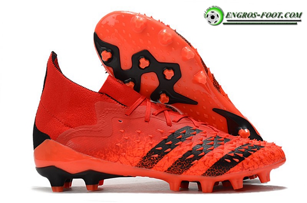 Adidas Chaussures de Foot Predator Freak.1 AG Rouge