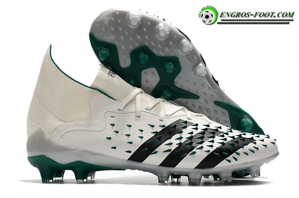 Adidas Chaussures de Foot Predator Freak.1 AG Blanc