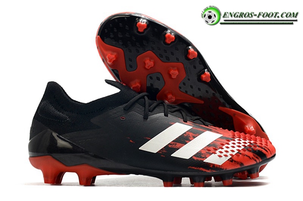 Adidas Chaussures de Foot Predator Mutator 20.1 Low AG Noir/Rouge