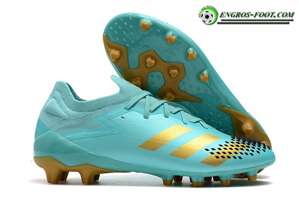 Adidas Chaussures de Foot Predator Mutator 20.1 Low AG Bleu Clair