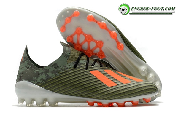 Adidas Chaussures de Foot X 19.1 AG Vert