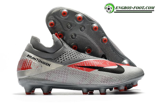 Nike Chaussures de Foot Phantom VSN 2 Elite DF AG-PRO Gris