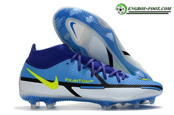 Nike Chaussures de Foot Phantom GT2 Dynamic Fit Elite FG Bleu