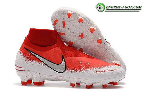 Nike Chaussures de Foot Phantom VSN Elite DF FG Rouge