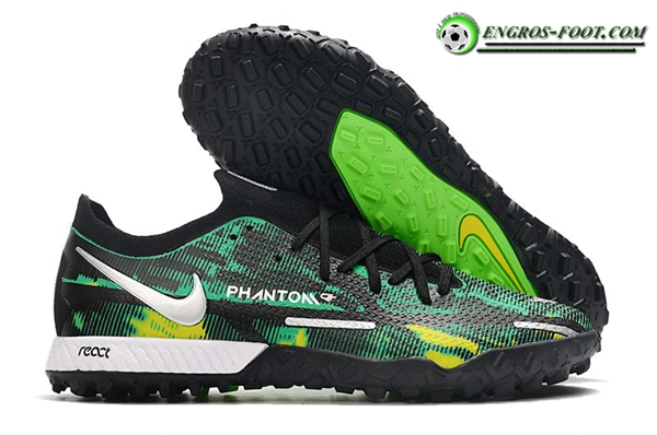 Nike Chaussures de Foot Phantom GT Pro TF Vert