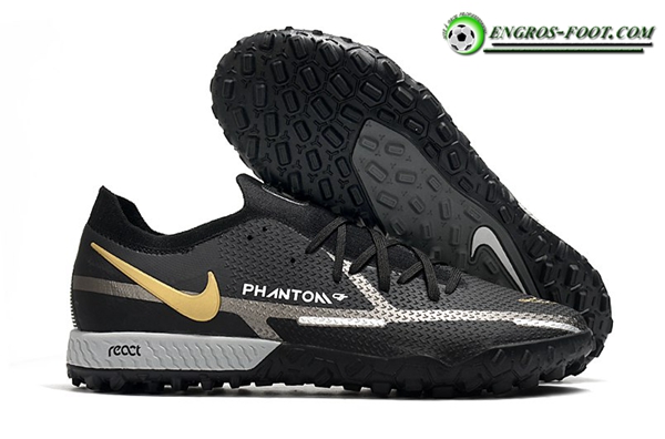 Nike Chaussures de Foot Phantom GT Pro TF Noir