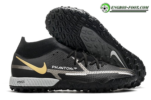 Nike Chaussures de Foot Phantom GT Pro TF Noir