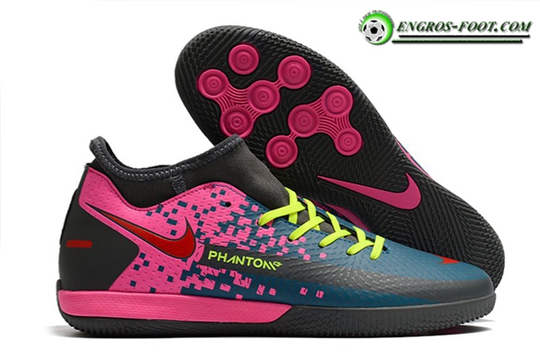 Nike Chaussures de Foot Phantom GT Academy Dynamic Fit IC Vert/Rose