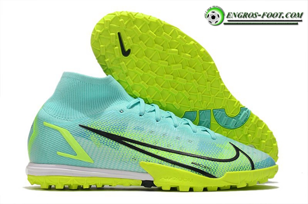 Nike Chaussures de Foot Mercurial Superfly 9 Elite TF Vert