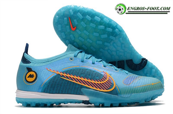 Nike Chaussures de Foot Vapor 14 Elite TF Bleu Clair