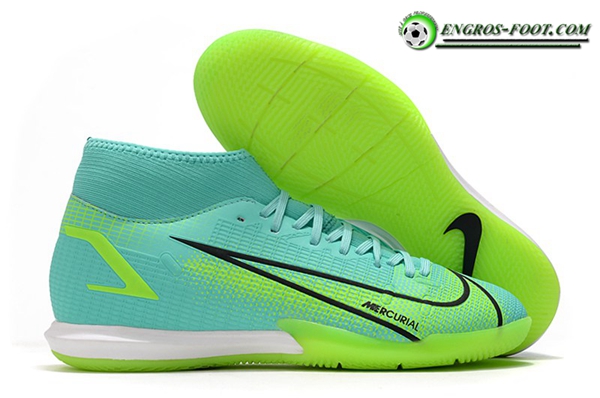 Nike Chaussures de Foot Mercurial Superfly VIII Academy IC Vert