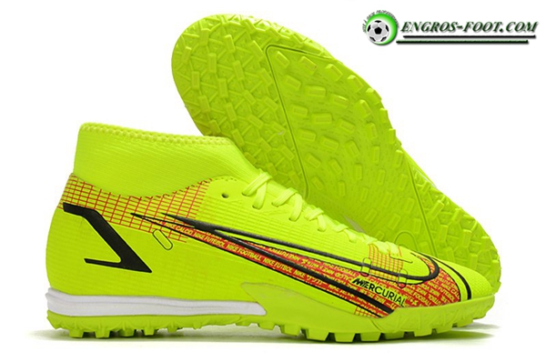 Nike Chaussures de Foot Superfly 8 Academy TF Jaune