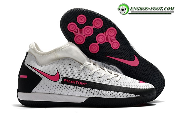 Nike Chaussures de Foot Phantom GT Academy Dynamic Fit IC Blanc