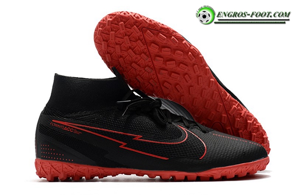 Nike Chaussures de Foot Mercurial Superfly 7 Elite MDS TF Noir