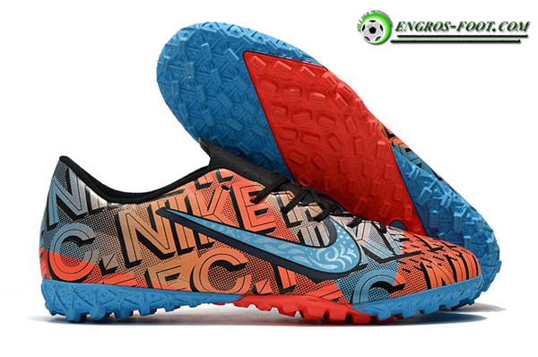 Nike Chaussures de Foot Mercurial Vapor 13 Academy TF Orange/Bleu