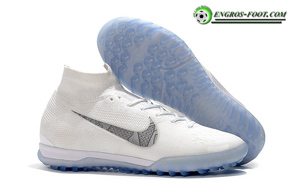 Nike Chaussures de Footke SuperflyX VI Elite TF Blanc