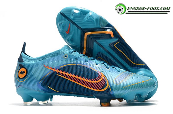 Nike Chaussures de Foot Mercurial Vapor XIV Elite FG Bleu Clair