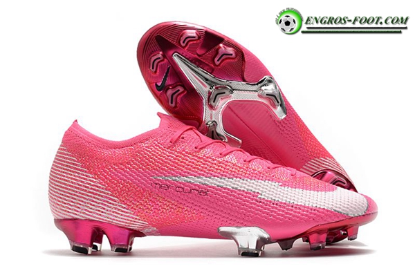 Nike Chaussures de Foot Mercurial Vapor 13 Elite Mbappé Rosa FG Rose