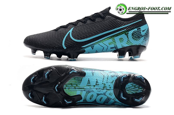 Nike Chaussures de Foot Mercurial Vapor 13 Elite FG Noir/Bleu