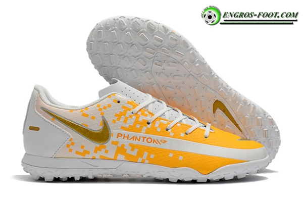 Nike Chaussures de Foot Phantom GT Club TF Orange/Blanc