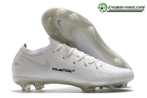 Nike Chaussures de Foot Phantom GT Elite FG Blanc