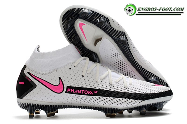 Nike Chaussures de Foot Phantom GT Elite Dynamic Fit FG Blanc