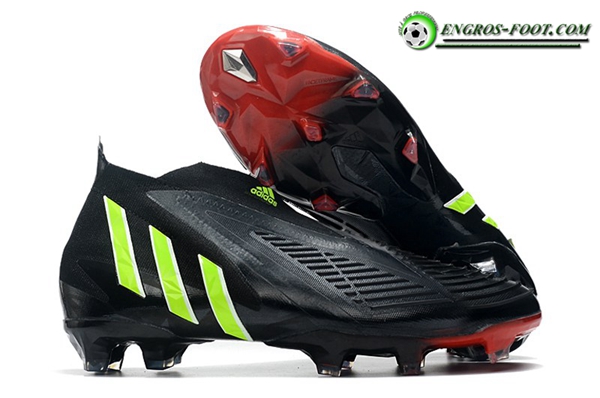 Adidas Chaussures de Foot Predator Edge+ FG Noir