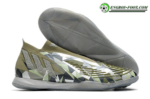 Adidas Chaussures de Foot Predator Edge1 IC Vert