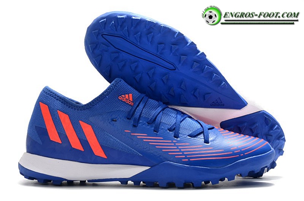 Adidas Chaussures de Foot Predator Edge.3 Low TF Bleu