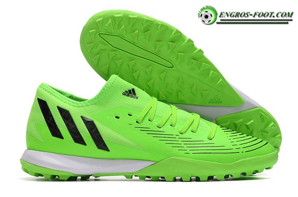 Adidas Chaussures de Foot Predator Edge.3 Low TF Vert