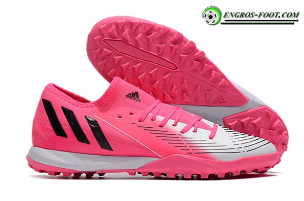 Adidas Chaussures de Foot Predator Edge.3 Low TF Rose