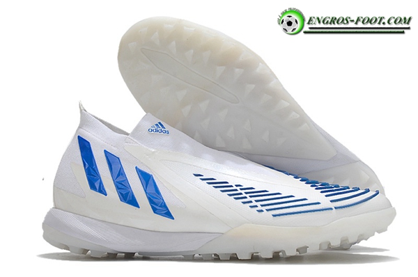 Adidas Chaussures de Foot Predator Edge1 TF Blanc