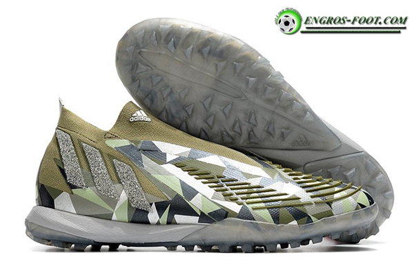 Adidas Chaussures de Foot Predator Edge1 TF Vert