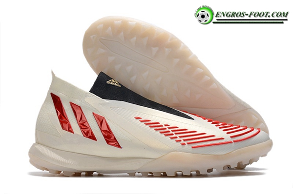 Adidas Chaussures de Foot Predator Edge1 TF Blanc