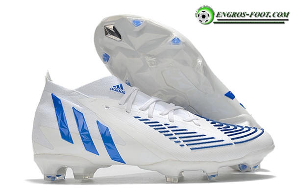 Adidas Chaussures de Foot Predator Edge.1 FG Blanc