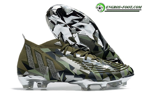 Adidas Chaussures de Foot Predator Edge.1 FG Vert