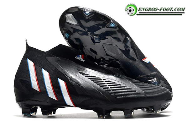 Adidas Chaussures de Foot Predator Edge+ FG Noir