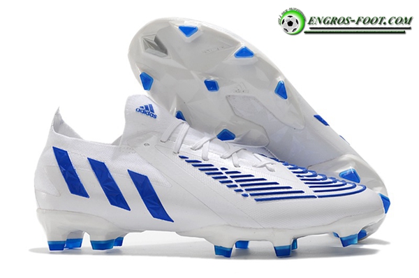 Adidas Chaussures de Foot Predator Edge.1 Low FG Blanc