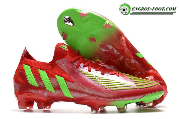 Adidas Chaussures de Foot Predator Edge.1 Low FG Rouge