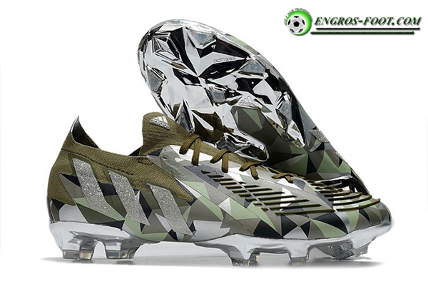 Adidas Chaussures de Foot Predator Edge.1 Low FG Vert