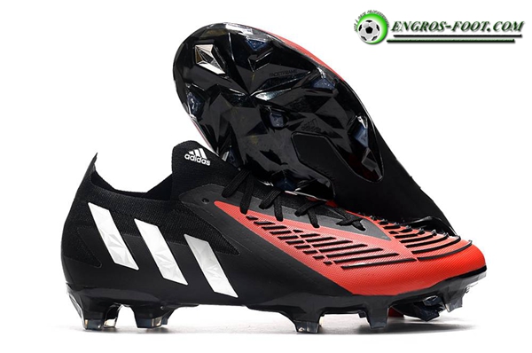 Adidas Chaussures de Foot Predator Edge.1 Low FG Noir